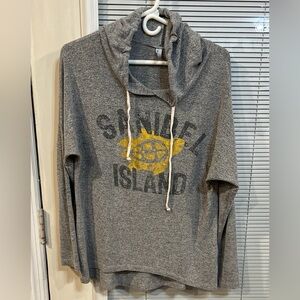 Sanibel island sea turtle hoodie